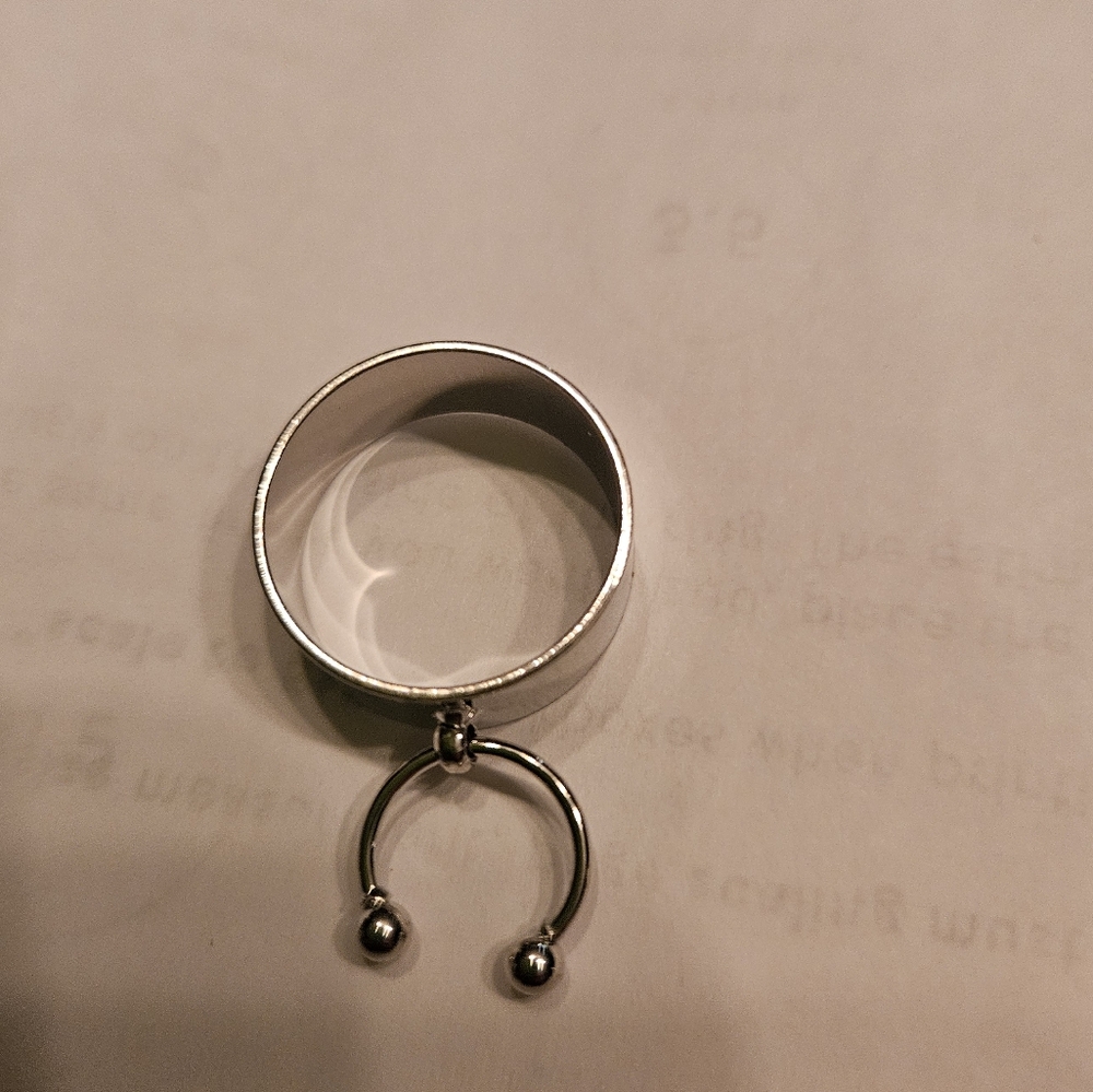 SHEIN Silver Minimalist Adjustable Ring Jewelry